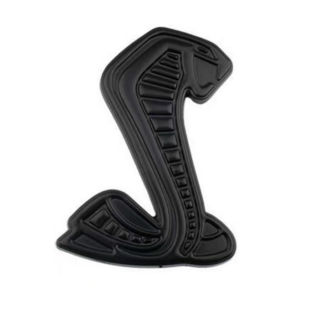 3D Metal Cobra Logo Sticker Car Front Grille Badge Body Fender Rear Trunk Emblem Decal Decor Accessories