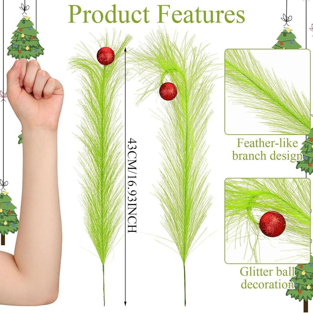 New Christmas Tree Elf Ornaments & Tree Topper Decorations for Home and Wreath Craft