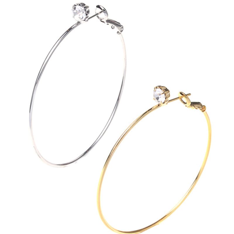 

glammuse Point ring earring silver