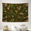 Boho Tapestry Wall Hanging Nature Aesthetic Room Decor Forest Landscape Wall Art Dorm Room Backdrop Tribal Pattern Textile Cotta