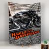 Tapestry Harley Davidson Sportster Black Bobber Motorcycle Photo Poster Wall Hanging for Man Cave