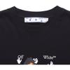 Off-White Caravaggio Boy Over Tee Black/White Men Tops OMAA038S21JER0061001