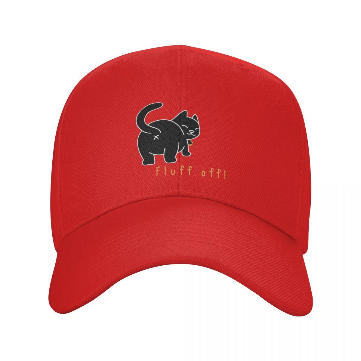 Get Off My Tail Cat Print Baseball Caps Snapback Men Women Hats Casual Cap Streetwear Baseball Hat Casquette One Size