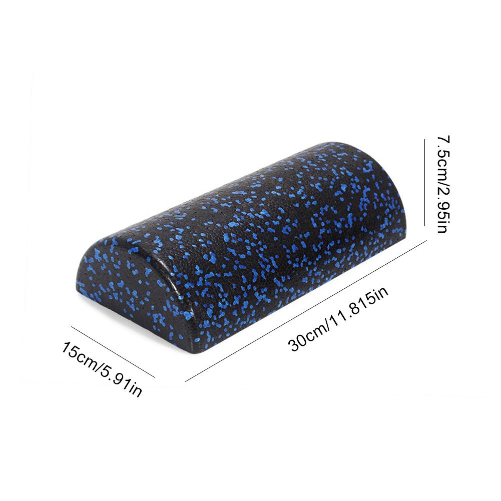 Yoga Massage Exercise Foam Roller EPP Half Round Balance Training Roller Portable Muscle Foam Roller for Pilates Bodybuilding