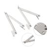 2pcs Stainless Steel Folding 180 Degree Lid Support Hinges for Furniture Cabinet