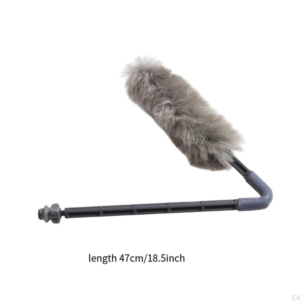 Barrel Swab Dust Removal Tool Household Cleaning, Foldable Squeegee Buffer, Clean Stick for Car Wall