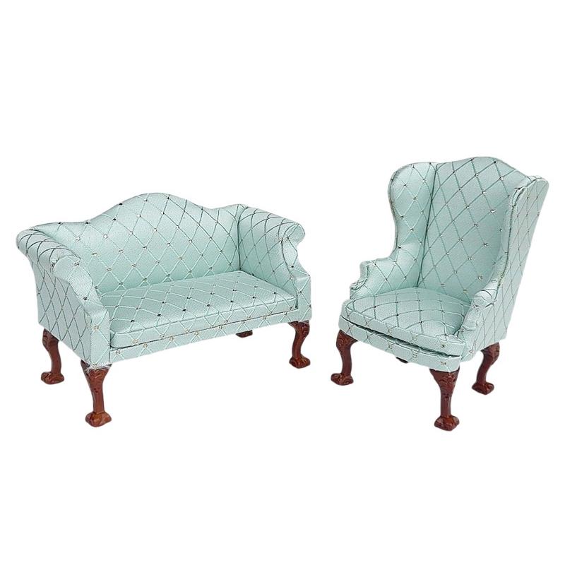 1/12 Puppenhaus Simulation Sofa Stuhl Modell Puppen Heim Sessel Sofa Wohnzimmer Möbel Dekor Puppenhaus Wohnszene Ornament