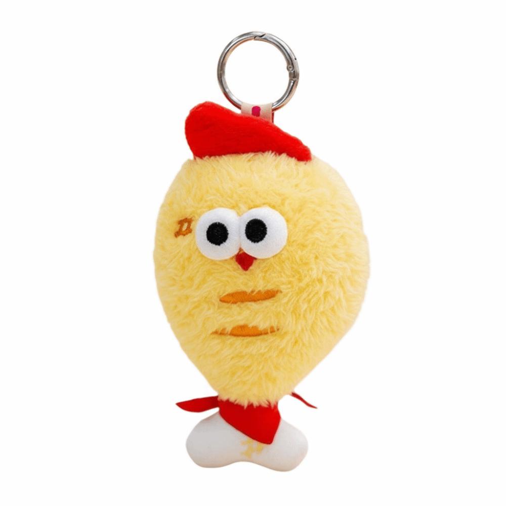

Soft Snack Keychain Miniature Bag Delicate Decoration New Plush Food Pendant Fashion Accessories Chicken Leg
