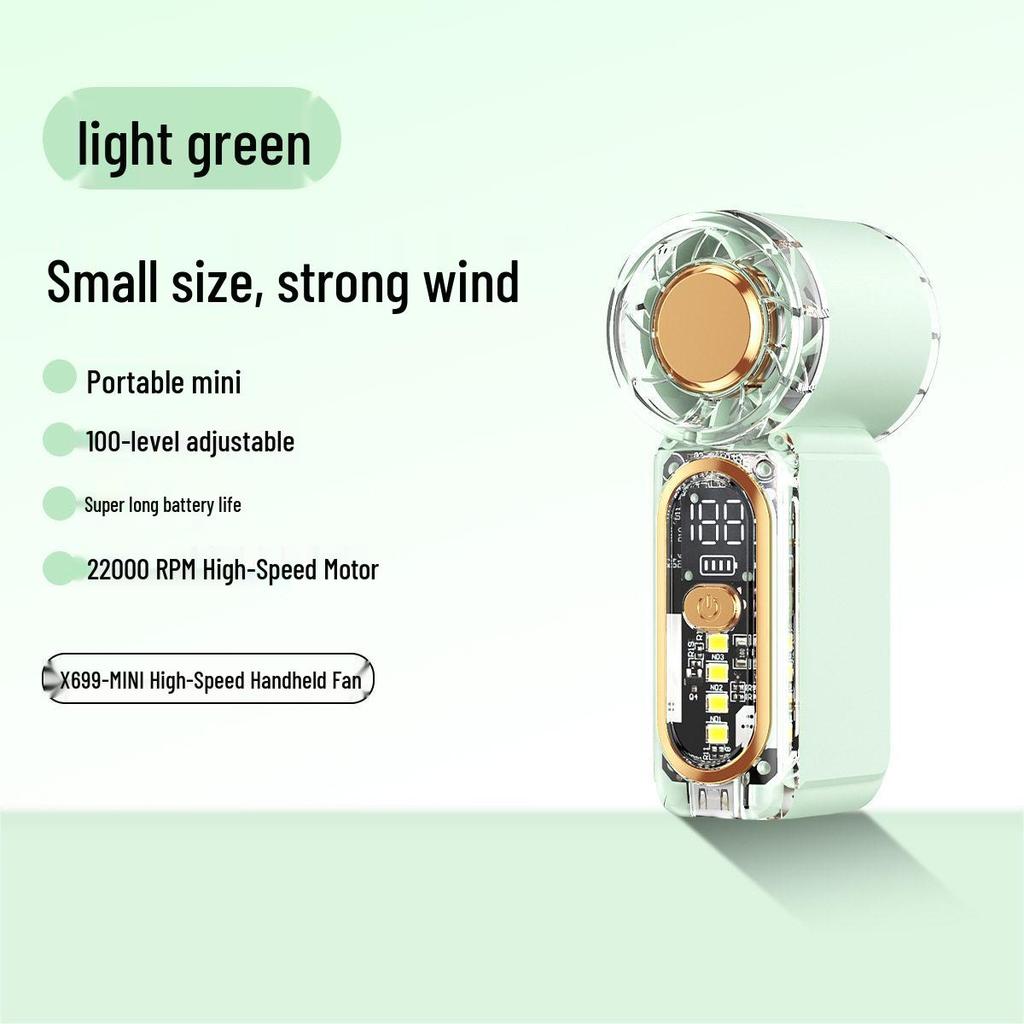 Mini X699 USB Pocket Fan: High-Speed, Powerful Wind, Portable Handheld Design