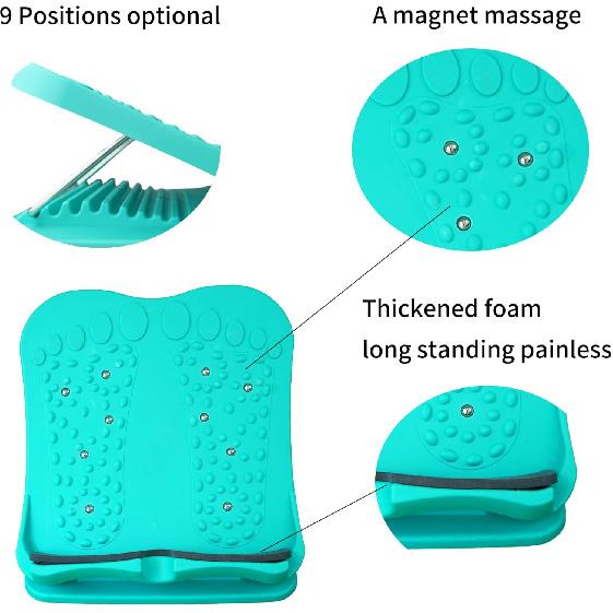Slant Board,Calf Stretcher and Foot Incline Board with Massage Magnet,9 Levels Adjustable Stretch Board for Heel,Hamstring,Achilles,Leg