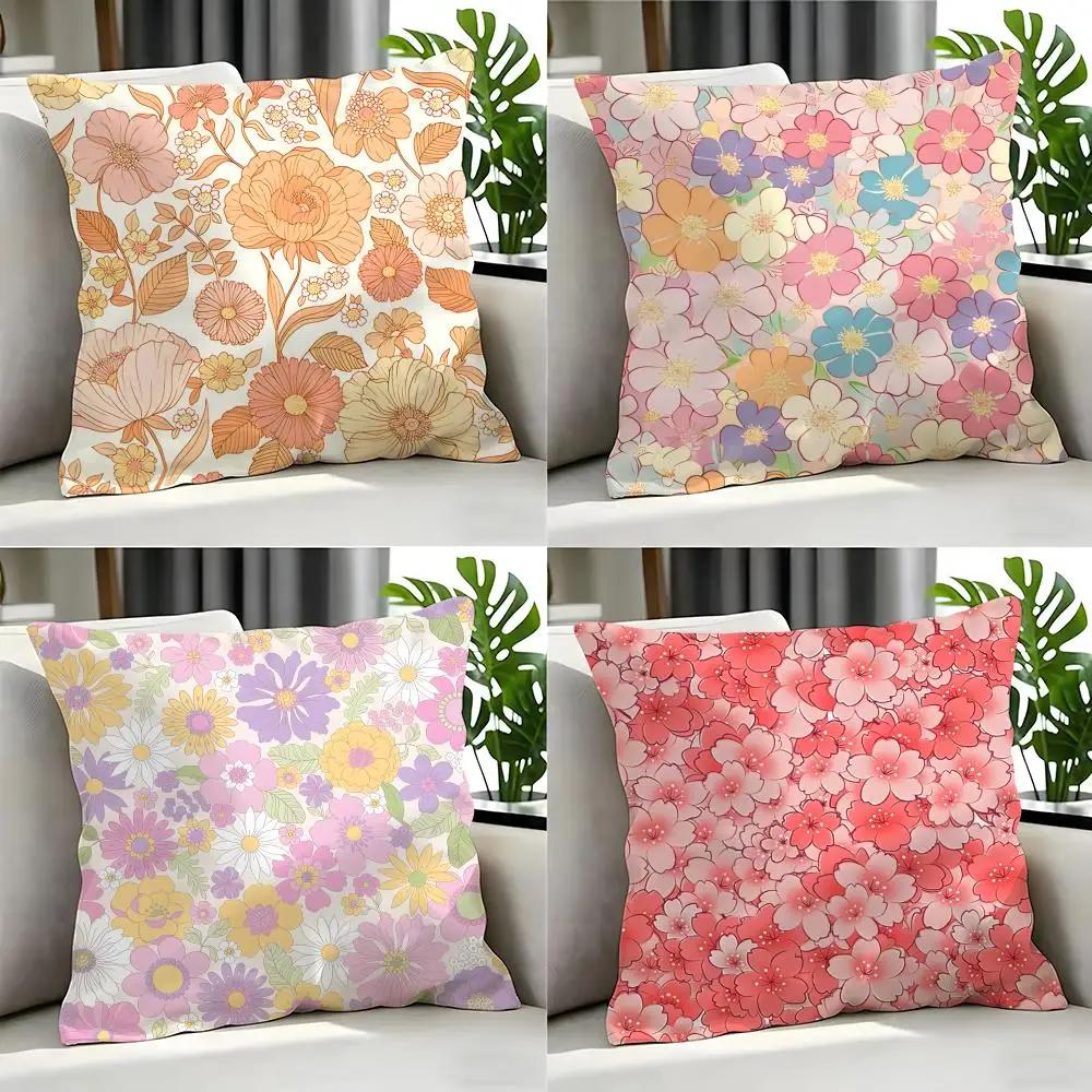 Art PPatchwork Patterned Cushion Cover Cushion Cover Set Pcs x x x Pillowcase Decorative Sofa Home Decor