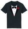 Adult Kids TUXEDO Tux TShirt Funny Matching Fancy Dress Rose James Bond Funny