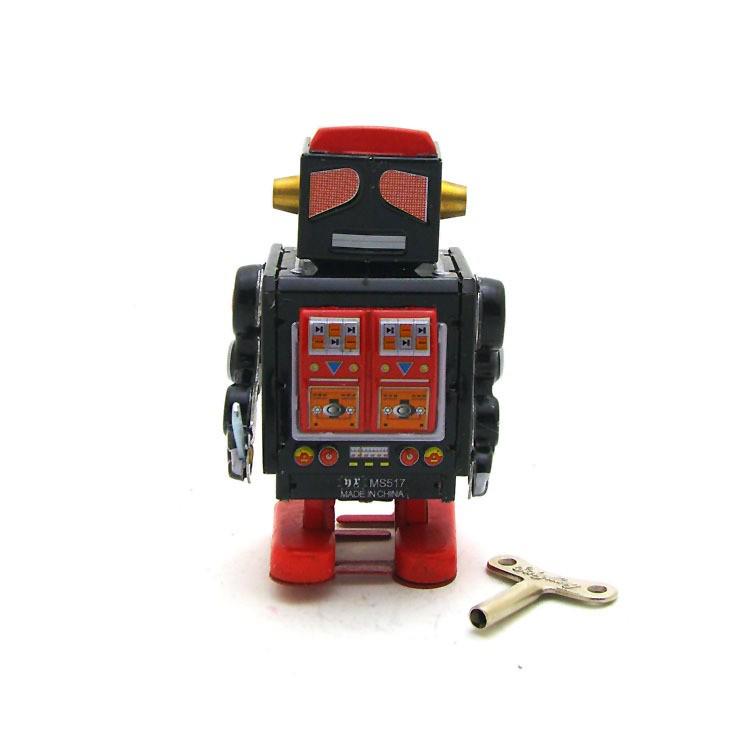 MS519 Retro Robot Figurine: Adult Collection for Home or Coffee Shop Decor