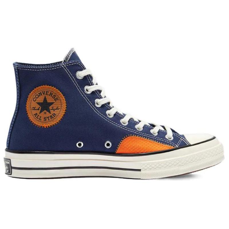 Converse 1970s Chuck Taylor All Star Athleisure High-Top Canvas Unisex Blue Stitching