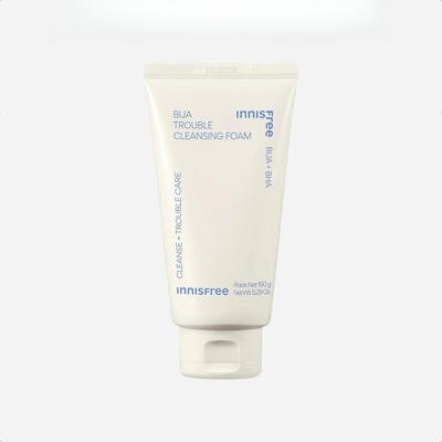 Bija Trouble Cleansing Foam 150g,Made for Acne-prone Skin, Help Relieve Blemishes While Getting Rid of Excess Oil and Dirt Inside Pores.
