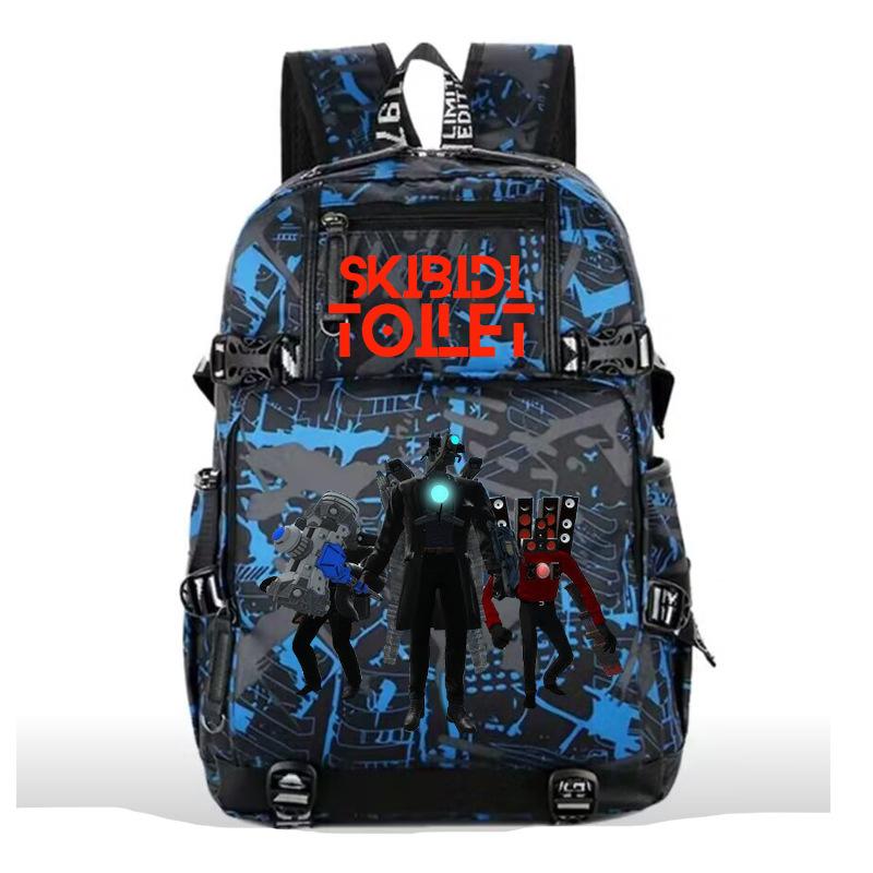 Printed primary and secondary school students backpack travel bag