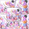 167pcs Puppy Themed Arch Garland Set, Dog Paw Pattern Balloon, Suitable for Gender Reveal, Birthday and Party Decorations