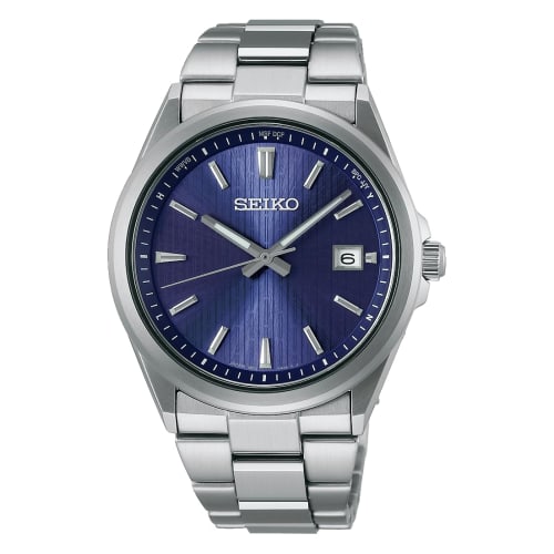 Seiko Watch Watch Seiko Selection S Series Premium Stainless Steel Radio Solar SBTM349 Men's Silver