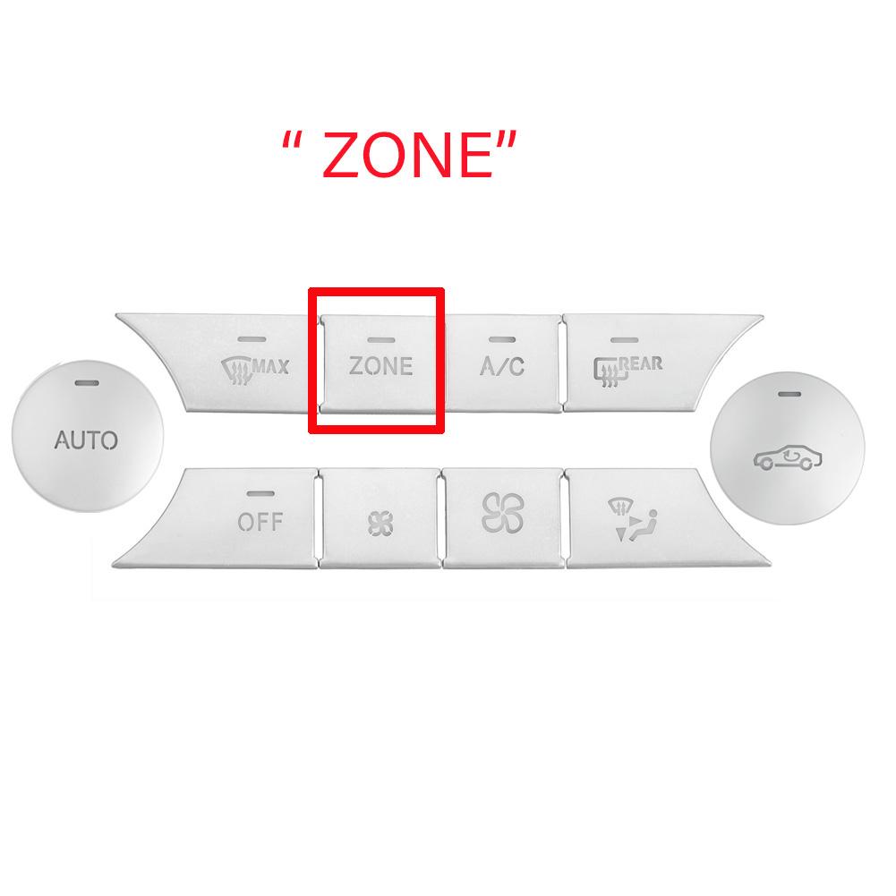 Car Styling Air Conditioner AUTO Buttons Decoration Stickers Trim For Mercedes Benz C E CLS GLK Class W204