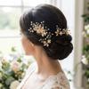 2/4/5Pcs Crystal Bridal Hair Accessories Sparkling Bride Headpiece Set U-shaped Hairpin Pin  Party
