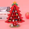 EXCEART Wooden Christmas Tree Snowman Desktop Decoration for Home Decor Ornament, Ornament, Figurine,