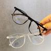 Retro Transparent Frame Plain Glasses Ultralight   Women Fashion Glasses for Wedding Party Decorate Eyeglasses Fake Glasses