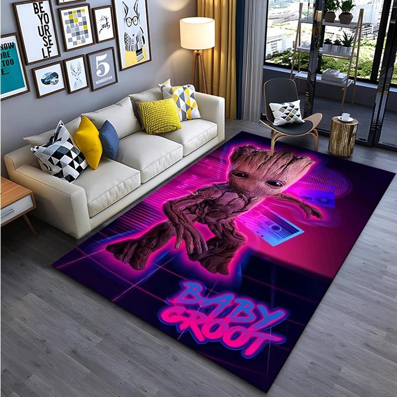 Disney Marvel-Groot Koberec Avengers Malý Stromový Muž Protišmykový Koberec Vonkajší Domový Koberec Rohožka Hra Dieťa Narodeninový Darček