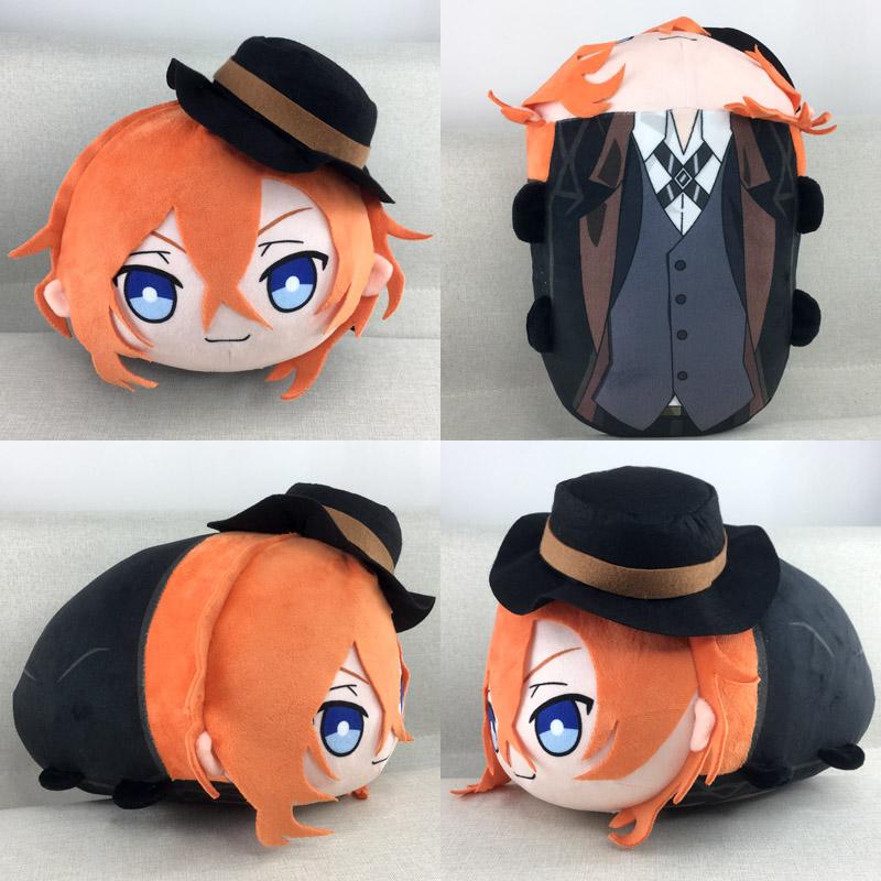 30cm Bungou Stray Dogs Plüschkissen Dazai Osamu Cosplay Stofftier Spielzeug Für Anime Fans