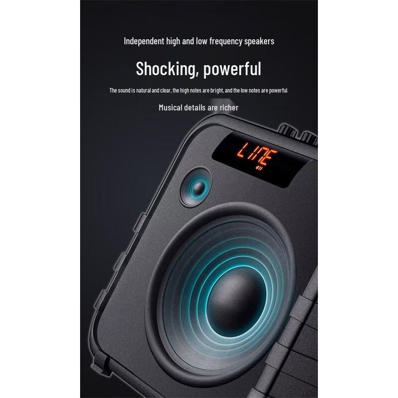 TEMEISHENG SL06-26 Portable Outdoor KTV Bluetooth Speaker CN Plug (adapter Included) (CN Version)