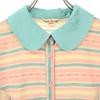 EmilyTemple Cute Made In Japan Border Stripe Long Sleeve One Piece Pink Women Used
