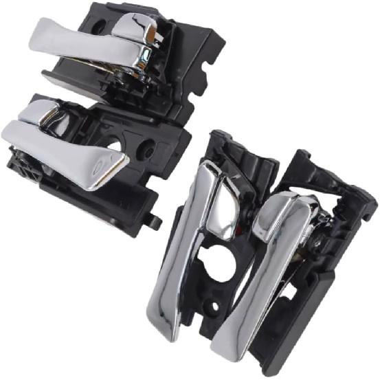Riloer Inside Interior Door Handle Rear, Rear Left Driver/Rear Right Passenger Side, 2012-2017 Compatible with Hyundai Accent, 2pcs Rear
