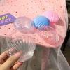 Transparent Seashell Shape Earrings Necklace Packaging Storage Jewelry Box Gift Boxes