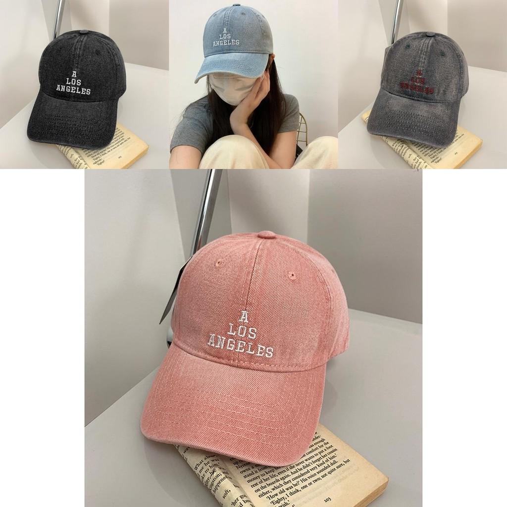 Trendy Unisex Embroidered Denim Baseball Cap For Spring Casual Wear In Various Colors