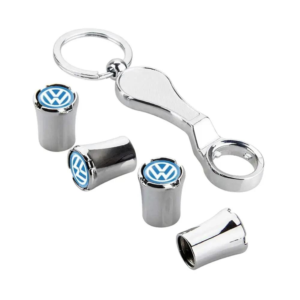 

VW GTI GOLF 2026 Hot For VW VOLKSWAGEN Car Tire Valve Caps Wheel Covers with Wrench for Volkswagen Santana GTI Lavida Jetta Mago
