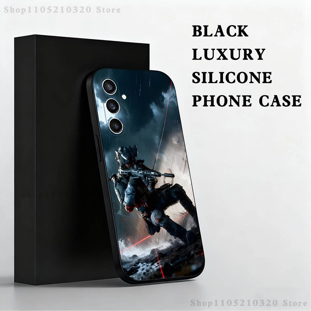 Game Delta Force Phone Case For Samsung S25,S24,S21,S22,S23,S30,Ultra,S20,Plus,Fe,Lite,Note,10,9,5G Black Cover