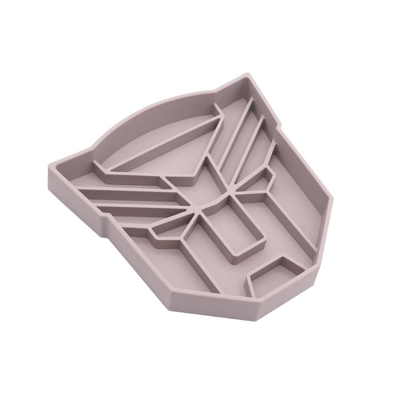 Stylish Anti-choking Anti-flip Pet Slow Feeder Durable Washable Strong Suction Silicone Dog Feeding Bowl Contenedor Comida Perro