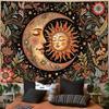 Vintage Sun and Moon Tapestry Bohemian Hippie Living Room Bedroom Dormitory Wall Hanging Home Decor