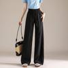 RAIN.CUN Women's Premium Linen Drawstring Wide-Leg Pants
