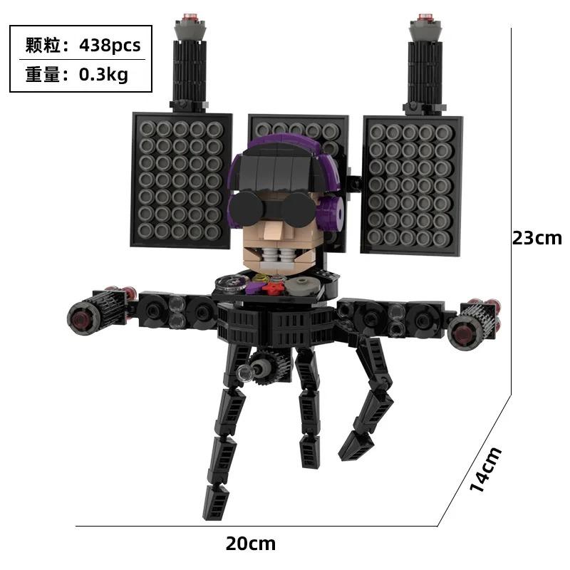 

Обновление Titan TV Man Skibidi Туалет Строительные блоки Часы Дрель Человек Спикер Оператор Бурильщик Спикер G Man Astro Toy