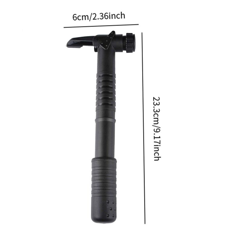 Mini Bicycle Pump Small Cycling Telescopic Barrel Easy Pumping Football Basketball Volleyball Fast Inflation Bike Hand Pump