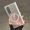 Matte Transparent Ultra Thin Magnetic Charging Case For Samsung Galaxy Z Fold7 Fold 4 5 6 Zfold7 with Hinged Shockproof Cover