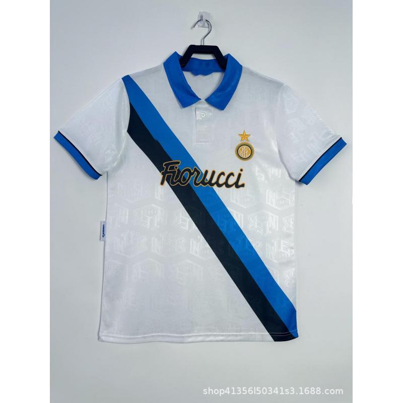0809 Classic Retro Inter Jersey Home and Away Short-sleeved No. 22 Milito Champions League Serie A Club Football Jersey