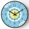 10-inch 25cm Wall Clock Living Room Modern Simple Early Education Learning Clock Home Bedroom Cartoon Clock