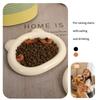 2pcs Set: Shallow Cat Food Bowls, Anti-Whisker Fatigue Pet Bowls, Wide-Rim Low-Profile Cat Food Dishes, Cute Kitten Water Bowls
