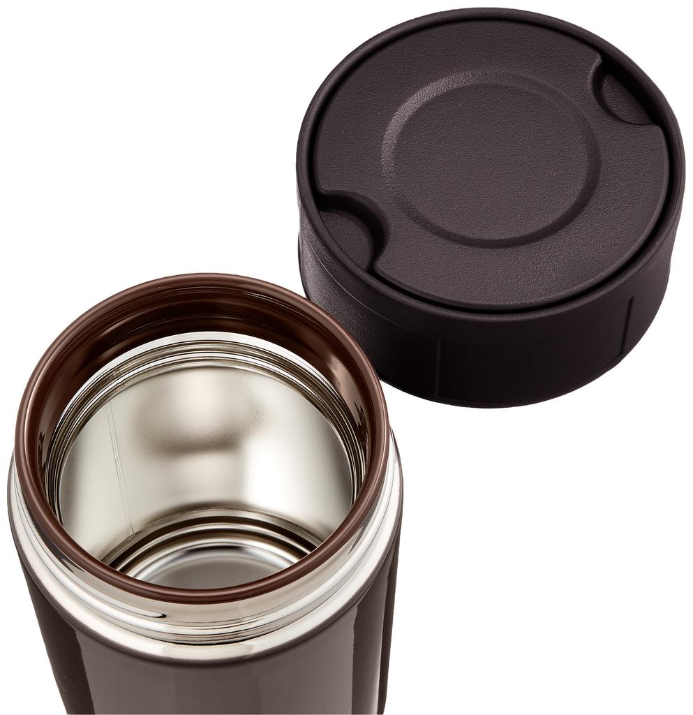 Zojirushi Stainless Steel Food Dark Jar, 550ml, Cocoa, SW-HC55-TD