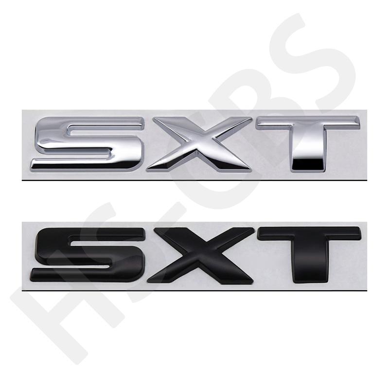 Bxfzp9 Adesivi per Auto con Logo SXT Emblema Posteriore 3D in ABS Decalcomania Emblema SXT Adesivi Decorativi per Carrozzeria Accessori per Auto