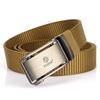 New Men'S Commuting Belt With Automatic Buckle Nylon Waistband, Outdoor Leisure Versatile Double-Layer Thick Belt