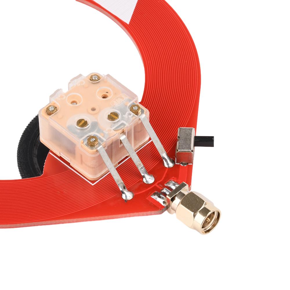SW Shortwave/AM Mediumwave Antenna SMA Needle Interface Mini Ring Antenna Broadband Receiving Antenna 4MHz-24MHz/500kHz-2000kHz