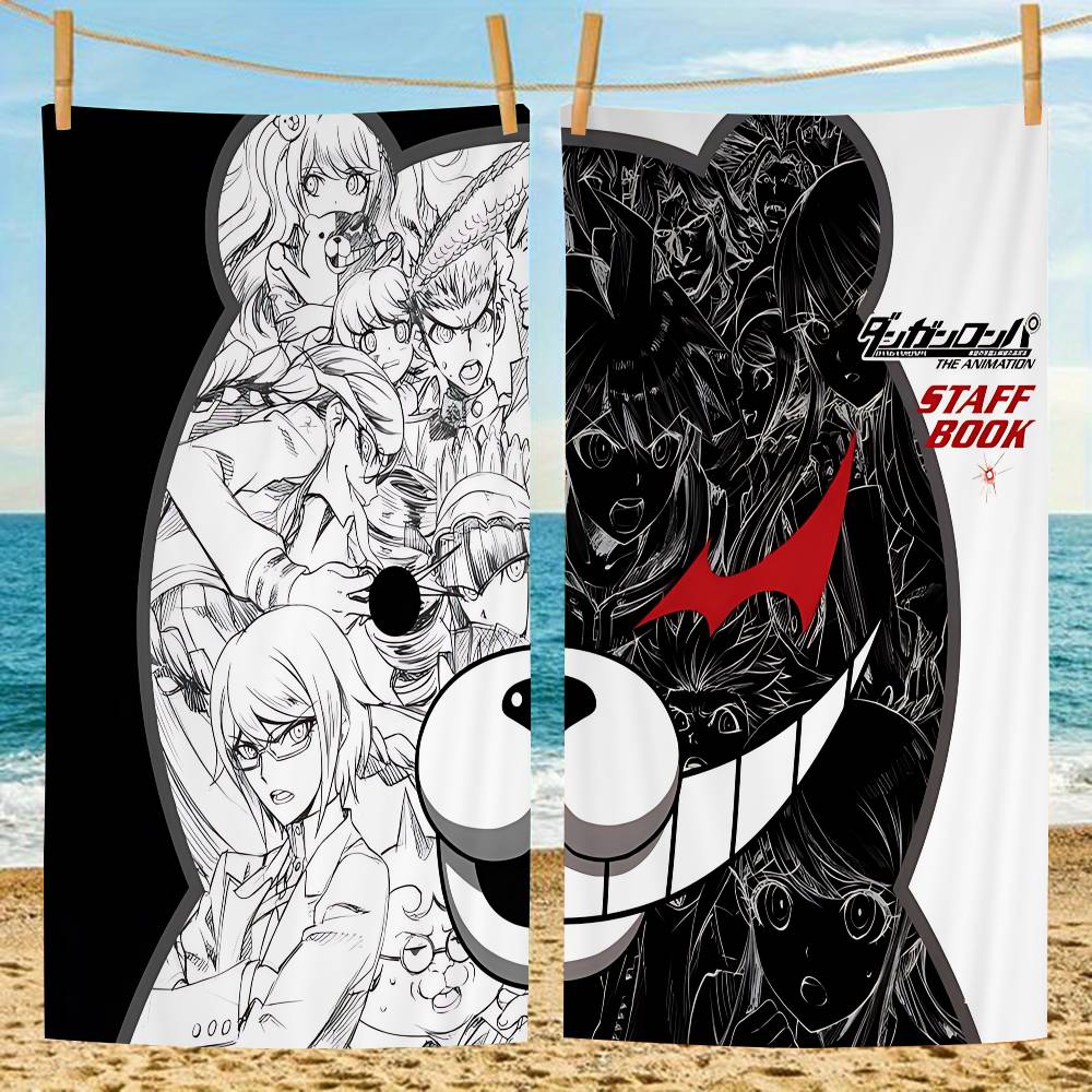 Classic Anime D-Danganronpa Microfiber Beach Towel Absorbent Quick dry Soft Yoga Swimming Resort Mountain Climbing Towel