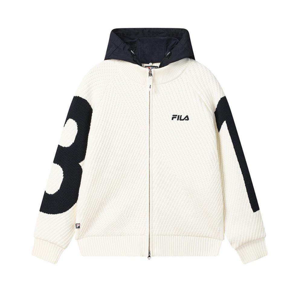 

Fila Оригинальная Модная Повседневная Удобная Теплая Вязаная Куртка с Капюшоном Мужские куртки Белый F11M549401FWT XS
